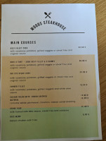 Steakhouse Woods menu