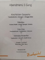 Gourmet- Setzkasten Im Crown menu