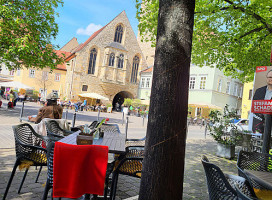 Restaurant, Café Bar „platzhirsch“ Erfurt outside