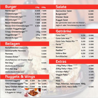 Wonderburger menu