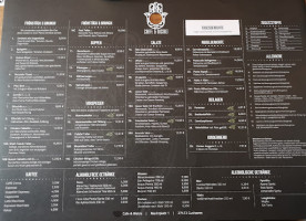 Solo Bistro Café menu