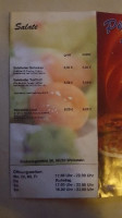 Pizza-service Hajek menu