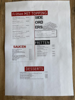 Beefana menu