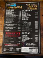 B&b Burger menu