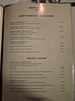 Maindiner menu