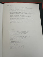 Elma Speisekneipe menu