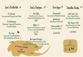 Joul´s Food menu