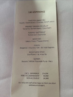 Sagrantino 136 menu