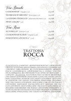 Rocca Pizza Pasta Metzerstr. Berlin menu