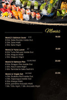 Gem Fusion Sushi menu