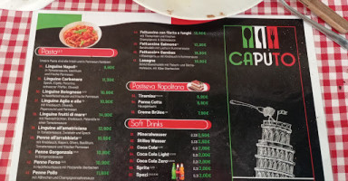 Caputo Original Pizza From Naples menu