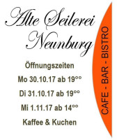 Alte Seilerei menu