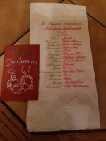 Pizzeria Da Gennaro menu