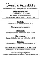 Consti’s Pizzalaedle Im Schwanenstall menu