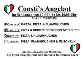 Consti’s Pizzalaedle Im Schwanenstall menu