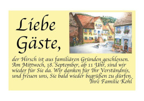 Hotel & Gasthaus Goldner Hirsch im Odenwald menu