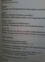 Genuss Werkstatt menu