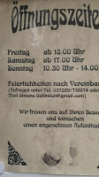 Gasthof Obersaida menu