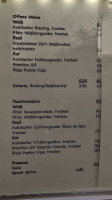 Bistro Café menu