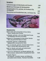 Gasthaus Pension Zum Jossatal menu