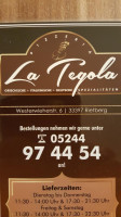 Pizzeria La Tegola Gyros Und Pizza menu