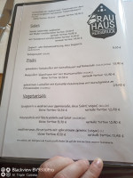 Brauhaus Hersbruck menu