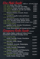 Sukido Sushi St. Ingbert menu