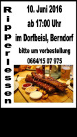 Dorfbeisl menu