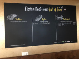 Electric Beef House menu