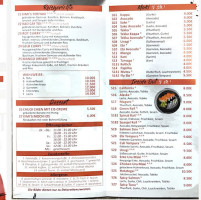 Kimi Sushibar menu