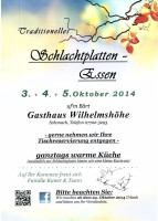 Gasthaus Wilhelmshoehe menu