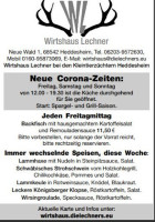 Wirtshaus Lechner menu