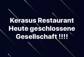 Kerasus Restaurant menu