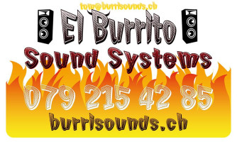 El Burrito Soundsystem menu