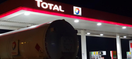 Totalenergies Tankstelle outside