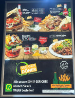 X-berg Kebap menu