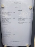 Frizzantino Degustazione Delights menu