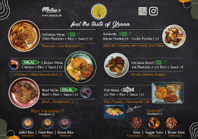 Mataa‘s Kitchen menu