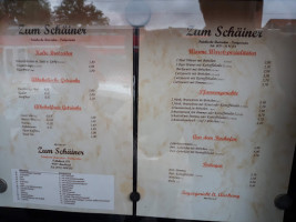 Zum Schäiner menu