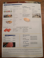 Sushi Like A Dream menu