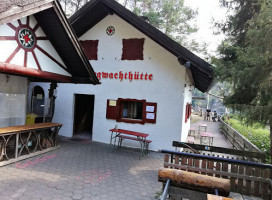 Bergwachthütte outside