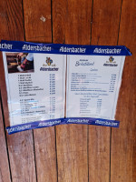 Aldersbacher Bräustüberl menu