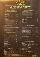 Akkawy menu