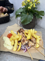 Greek Souvlaki food