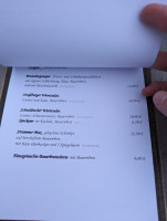Berggasthaus Braunbergstüble menu