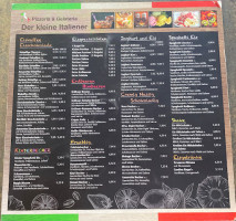 The Little Italian menu