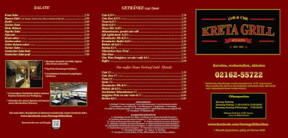 Kreta Grill Dülken menu