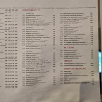 Pizza Niro menu