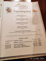 Gasthaus Herberger Zur Schachtelbud menu