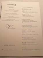 Vendôme menu